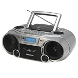  MEDION MD 82853 P66026 MP3 / CD Stereo Radiorecorder mit Kassettendeck USB / SDDigitale Frequenzanzeige ° Cardreader für SD / MMC