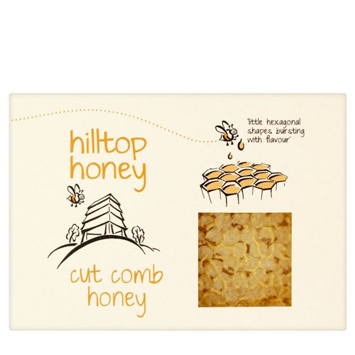 Hilltop Honey Raw Cut Comb Slab 400 g