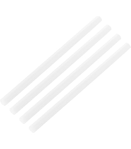 Produktbild von QUARKZMAN ABS-Kunststoffstäbe 30 Mm Durchmesser, 200 Mm Länge – 2 Stück, Weiß, Rund, Glatte Oberfläche, Für Modellbau, DIY, Fensterrahmen, Säulen & Architekturmodelle