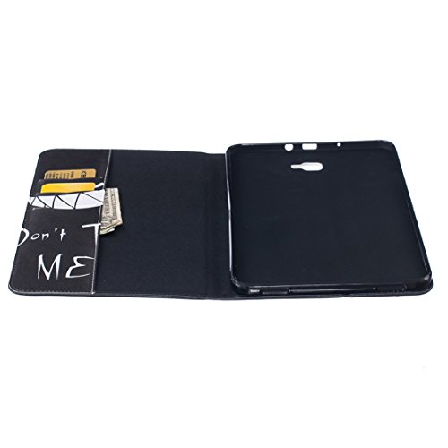 Romtronic Cute Colorful Flip Tasche PU Leder Abdeckung Stand Schutzhülle für Samsung Galaxy Tab A6 10.1 Pouces SM-T580 / SM-T585 + 1 x Schwarz Stylus (Design 08) - 6
