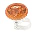 Produktbild Drehklingel TOKYO BELL mit transparentem Deckel orange