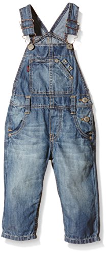 Levis Kids Baby Boys Overalls, Blue (Indigo), 18 Months