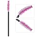 eBoot 100 Pack Pink Disposable Eyelash Eye Lash Makeup Brush Mascara Wands