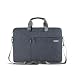Produktbild Laptop Schulter Tasche, 15.4 Zoll 2017 neue Design Notebook Computer Umhängetasche für Macbook / ipad Pro, wasserdichte Laptop Messenger Sleeve Fall Tabletten (Grau, 15.4 Inch)