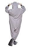 JT-Amigo Damen Herren Tier Kostüm Pyjama Jumpsuit Schlafanzug Overall, Koala Kostüm, Gr. M - 