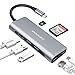 Produktbild USB C Hub 7 in 1 USB Typ C Hub Adapter, ISENPENK USB C Adapter mit 4K HDMI Port, USB C Charging Port, Micro SD/TF Kartenleser, 2 Ports USB 3.0 and Gigabit Ethernet Port for USB C Geräte