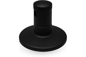 FLUVIA Embellecedor de Llave de Paso con Mando Palanca, 69x54 mm, Compatible con Ducha y Grifo Empotrado para llaves de cuadradillo de 8 mm (MANDO OCULTO NEGRO)