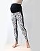 Maternity Aztec N Leggings , Over bump Maternity Leggings, No See Through Maternity Leggings (M)