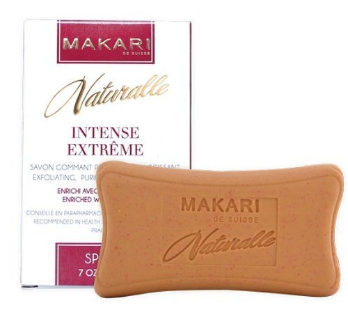 Makari Naturalle Intense Extreme Lightening Exfoliating Purifying Soap Enriched with Shea Butter, SPF 15, 7.0 Oz. by Makari De Suisse