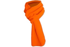Max-Tonsen Écharpe tendance en polaire douce et légère de couleur unie pour l'automne et l'hiver - Cadeau de Noël pour femmes, hommes, filles, garçons - Écharpe multifonction