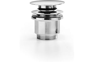 Lineabeta Busi e Cane 53994 piletta Auto Click, Alta 50mm, Ottone, Basic, Unica