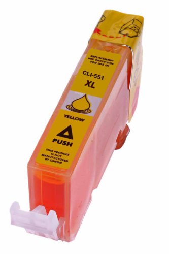 Multipack 10 Tintenpatronen ersetzt Canon Pixma IP 7250 MG 5450 MG 6350 MX 725 MX 925 PGI550 PGI 550 CLI551 CLI 551 – BK, PBk, Cy, Ma, Ye mit Chip kompatibel - 3