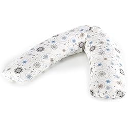 Theraline 52022102 Coussin d'allaitement de 180 cm avec housse Motif floral