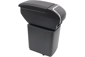 KAERGK Pour Peugeot Partner tepee Accoudoirs Boîte de rangement centrales Consoles main avec porte gobelets nori