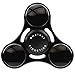 Price comparison product image Helect Fidget Hand Spinner Toy High Speed Stainless Steel Bearing and Zinc Alloy Body Anxiety Relief Toys Tri-Spinner (Black)