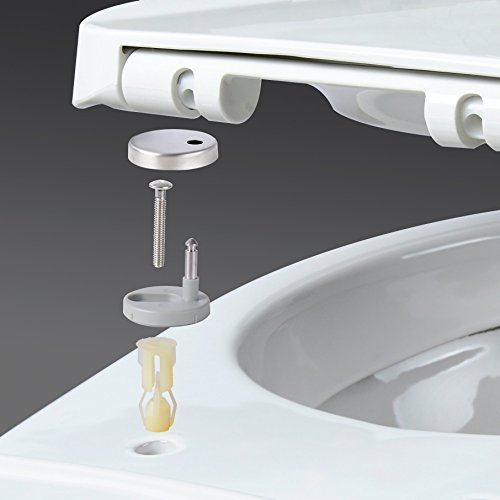WOLTU WS2585 Premium WC Sitz mit Absenkautomatik, Kunststoff, Fast Fix, Softclose, Antibakteriell, Neu&Ovp, Weiß - 7