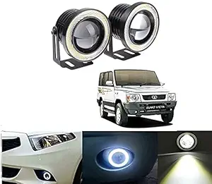 RS ENTERPRISES CARS LED Fog Lamp Angel Eye Unit for Tata Sumo Victa