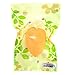 DOLOVEMK 1PCS/Pack Makeup Sponge Blender Smooth Foundation Sponge Powder Puff Beauty Egg, 7.5CM Height, 12g Weight (Latex-Free) (Orange)