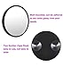 AlierKin Cosmetic Makeup Make-up Mirrors 10 x Magnifying Stick Up Mirror & 15 x Magnification Compact Mirror with 2 Suction Cups Perfect for Travel Home Use (2-Pack)
