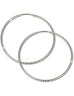 SilberDream Ohrringe–Ohrringe Schönheit Kreolische–925Sterling Silber für Frauen–SDO075