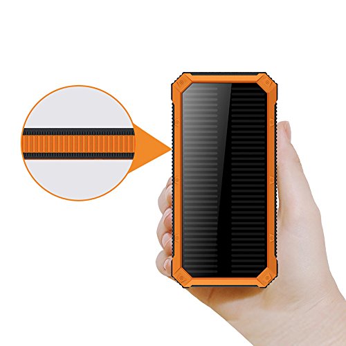Newrita Batterie Externe 16000mAh Chargeur Solaire avec 2ports Batterie Solaire Portable avec LED Batterie de Secours pour iPhone iPad Samsung HTC LG Smartphone Tablette etc Orange reviews Newrita Batterie Externe 16000mAh Chargeur Solaire avec 2ports Batterie Solaire Portable avec LED Batterie de Secours pour iPhone iPad Samsung HTC LG Smartphone Tablette etc Orange