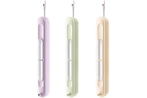 FFWTPY 3 Pezzi Infila Ago 2 in 1 Infila Ago Automatico Aghi per Cucire A Mano Infila Aghi Portatile Needle Threader Infila Ago A Mano Seam Ripper Adatto per La Cucitura A Mano(3 Colori)