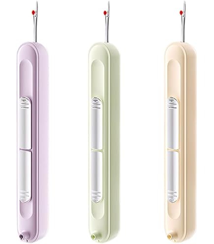 3-in-1 Nadeleinfädler & Nahtauftrenner – Mit 2 Nadeln, 12 Cm, Für Näharbeiten