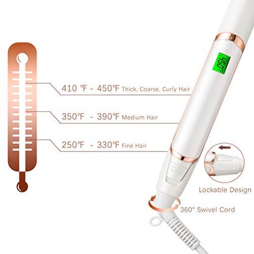Infrared Straight Hair Straightener Lcd Liquid Crystal Display Electric Splint Does Not Hurt Hair Ceramic Multifunctional Straightening Board