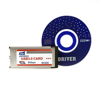 GMYLE(TM) 34/54 mm Express Card zu USB 3.0 2-Port ExpressCard Schnittstellenkarte Adapter - 5