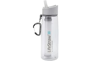 LifeStraw Go Water Bottle with Filter; 22oz; Clear