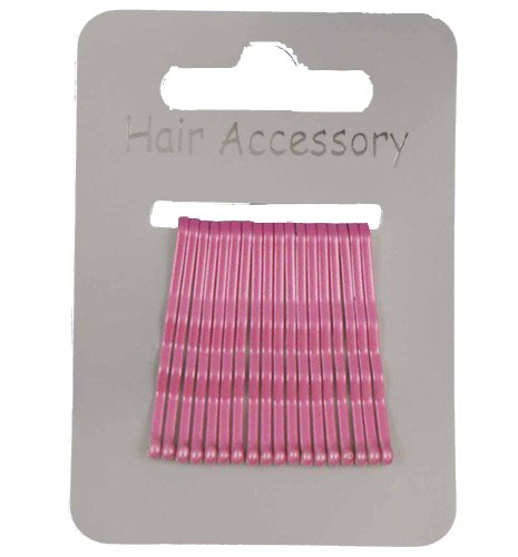 18 Pink Small Kirby Hair Grips IN9618