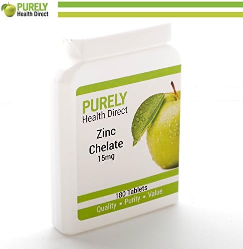 ZINC 15mg 180 Tablets Manufactured in the UK