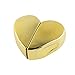 25ml Heart Shape Perfume Spray Bottle Atomizer Refillable Gift - Golden, 7*6.5cm
