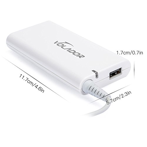45W MagSafe 2 Energien-Adapter, Volador Macbook Luft-Aufladeeinheits-Wiedereinbau mit USB-Hafen für Macbook 11 „13“ A1436 A1465 A1466 - 3