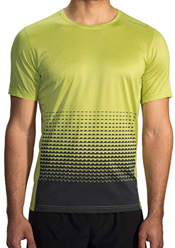 Preisvergleich Produktbild Brooks - Camiseta Running Brooks Ghost - Verde - Negro, S