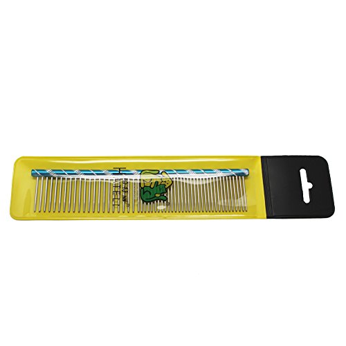 Winstory-Dog-Comb-Metal-Pet-Cat-Dog-Grooming-Comb-Rounded-Spine-16cm-Random-One
