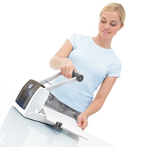 Rapesco ECO P2200 High Capacity/Heavy Duty Punch, Soft White, 150 Sheets