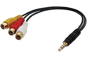 Lindy 35539 - 4-segmentowy kabel adaptera AV jack 3,5 mm