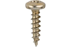 CHEAPSCREWS Pan Round Head Classic Professional Multipurpose Screws Pozi Woodscrew Yellow 16-50mm (Pack of 20, 50, 100, 200, 500) (50, 3.5x20mm)