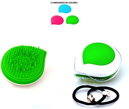 QUEGAR Detangling brush, curling brush, hairbrush for women and children, hair brush for long hair. 2 HAIR BANDS GIFT