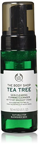 The Body Shop Tea Tree Skin Clearing Foaming Cleanser, 5.0-Fluid Ounce