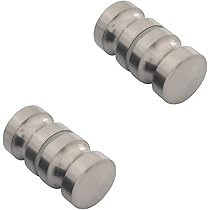 Pomoli In Acciaio Cromato Per Porta Doccia FOCCTS - 2 Pezzi Con Design Antiscivolo E Facile Installazione - Foto 10