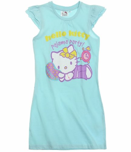 Hello Kitty Baby Girls' Nightie -  Green - Mint Green - 4 Years