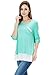 Bearsland Women's Long Sleeves False 2 Pieces Breastfeeding and Nursing Top Green UK Size 10-12