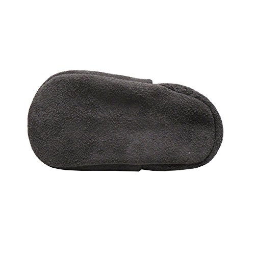 Mejale Lederpuschen Hausschuhe Kindergartenschuhe Kuh-Veloursleder Krabbelschuhe Lederschuhe Schläppchen Lauflernschuhe mit Wildledersohle - 6