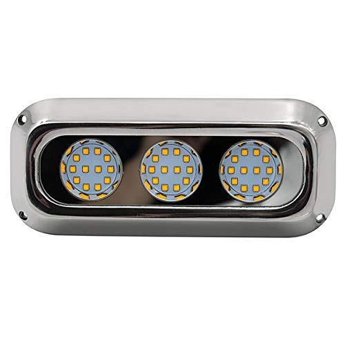 RGB White Red Green Blue 180W Rectangle Shape Multicolor Saltwater Color Changing Lighing Water Proof Ocean Rust Proof Submarine Decorative Underwater Navigation Led Boat Lights