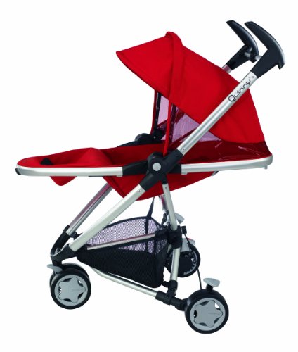 Imagen 2 de Quinny 72904930 Zapp Xtra - Silla de paseo con cesta, capota, protector para la lluvia y adaptador para capazo (3 ruedas), color rosa