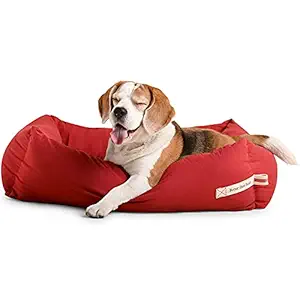Heads Up For Tails Better Than Basics Sofa Dog Bed - Red, Dog Sofa - L
