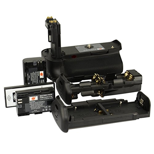 DSTE BG-E11 BGE11 Vertical Battery Grip Holder   wireless remote control   2pcs LP-E6 LPE6 Li-ion Battery for Canon EOS 5D Mark III 5D3 Digital Camera