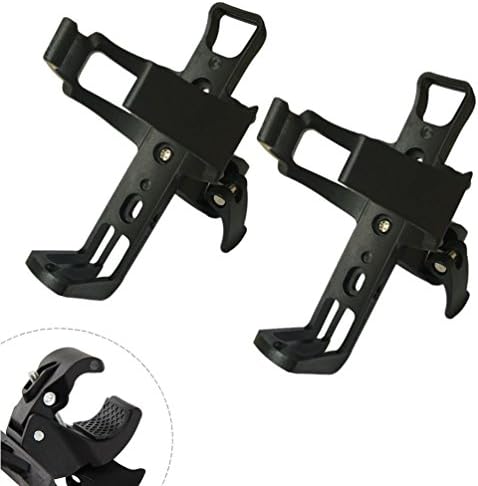 Swesy Adjustable Quick Release Mountain Road Bicycle Bottle Cage Bike Water Bottle Holder Rack (Pack of 2)